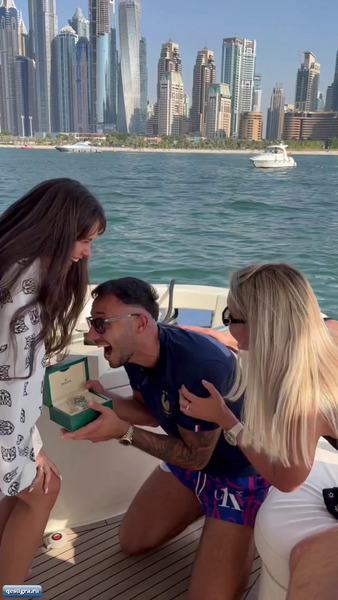 Арай Чобанян отметил свой день рождения на яхте в Дубае. Ира подарила
