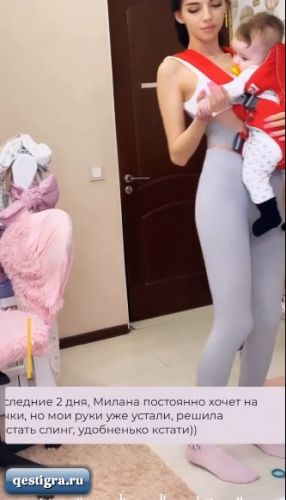 Ирина Пингвинова с дочкой