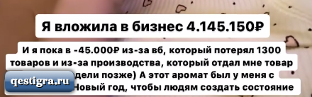 Милена Безбородова потеряла 400 тысяч рублей, торгуя на маркетплейсах